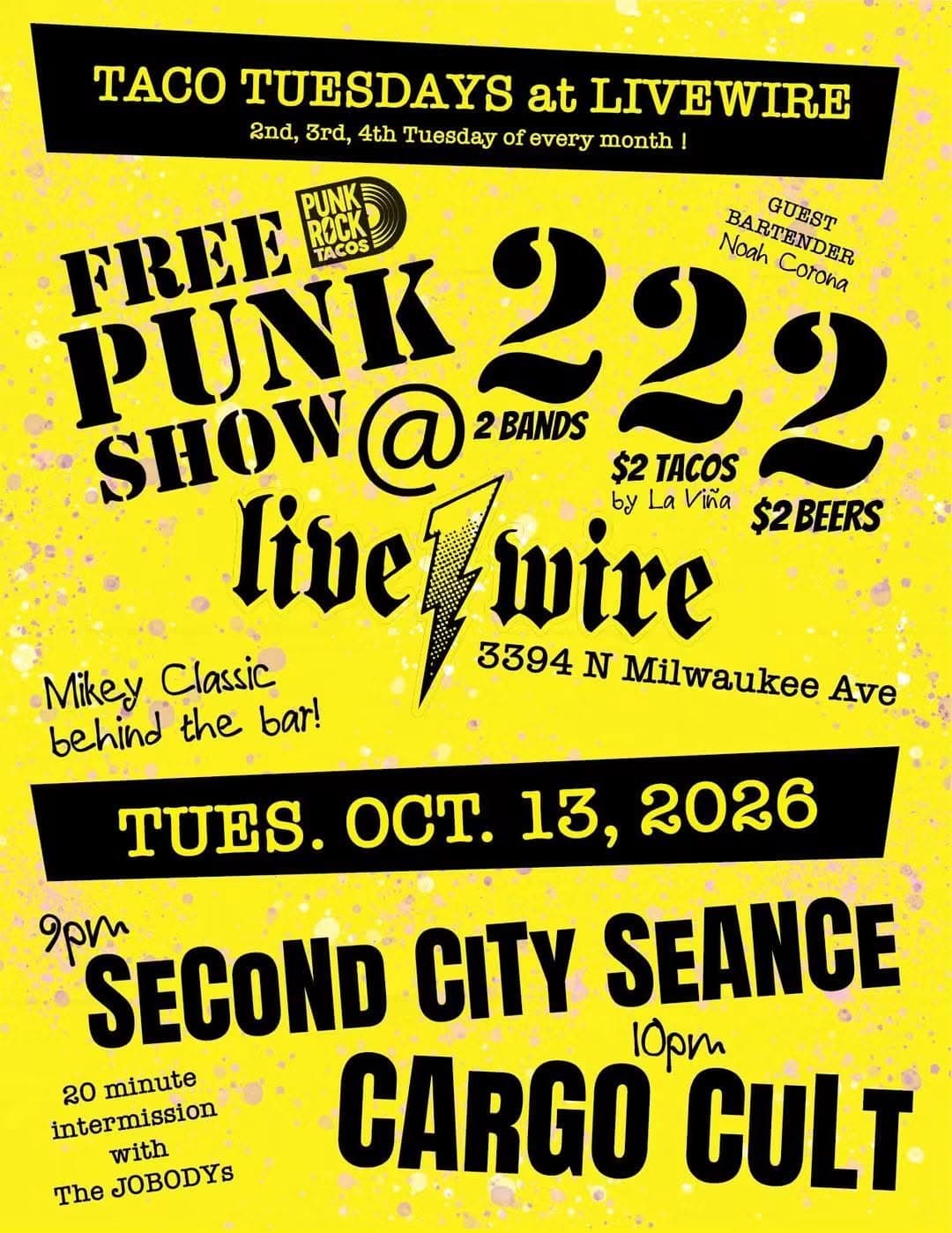Flyer submitted via chicagopunkscene.com.