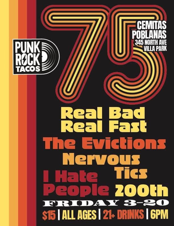 Flyer submitted via chicagopunkscene.com.