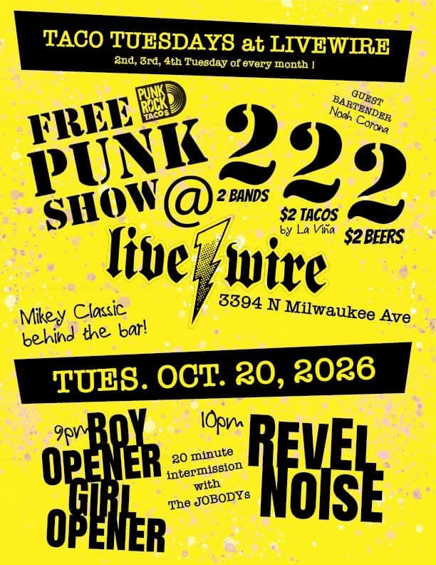 Flyer submitted via chicagopunkscene.com.