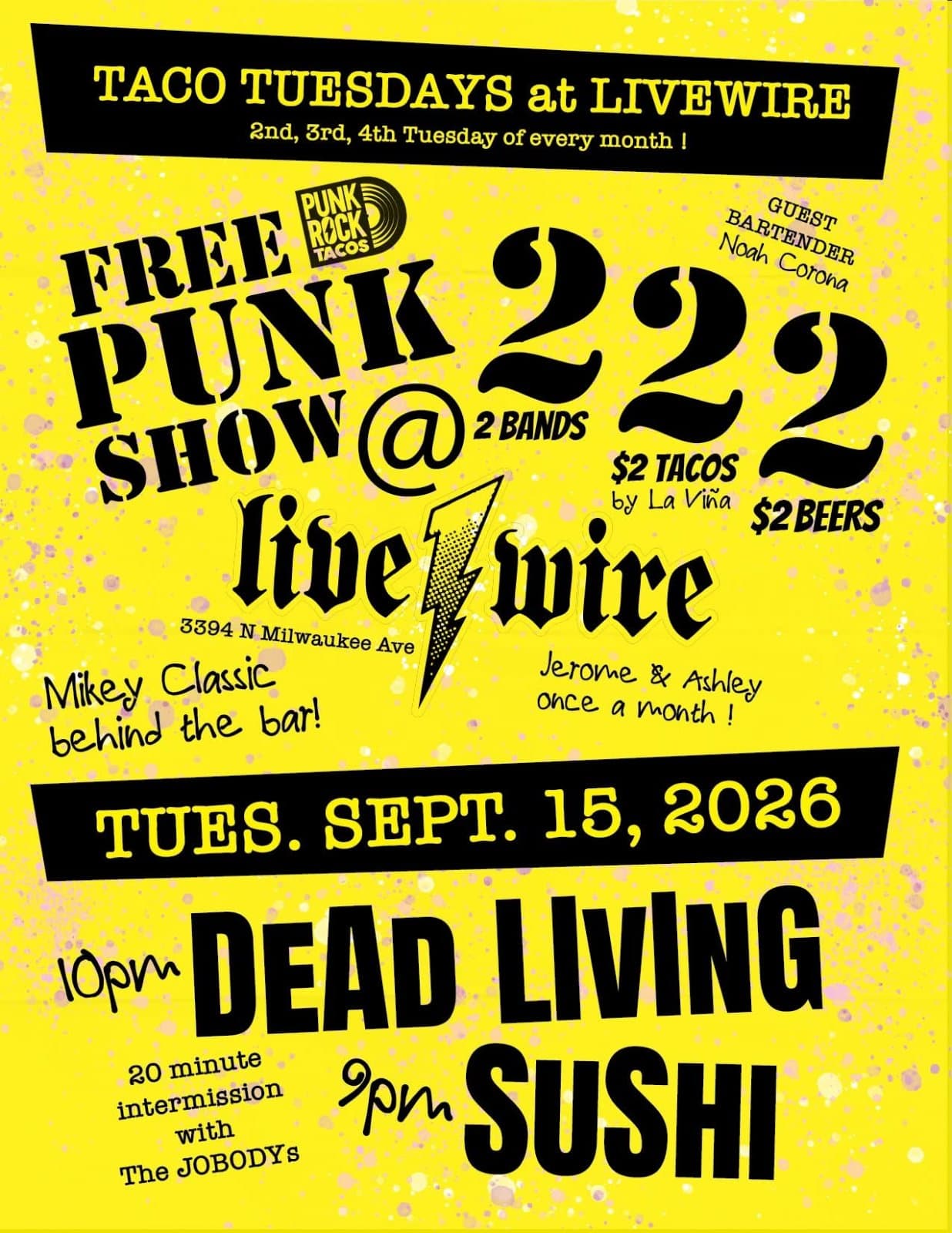 Flyer submitted via chicagopunkscene.com.