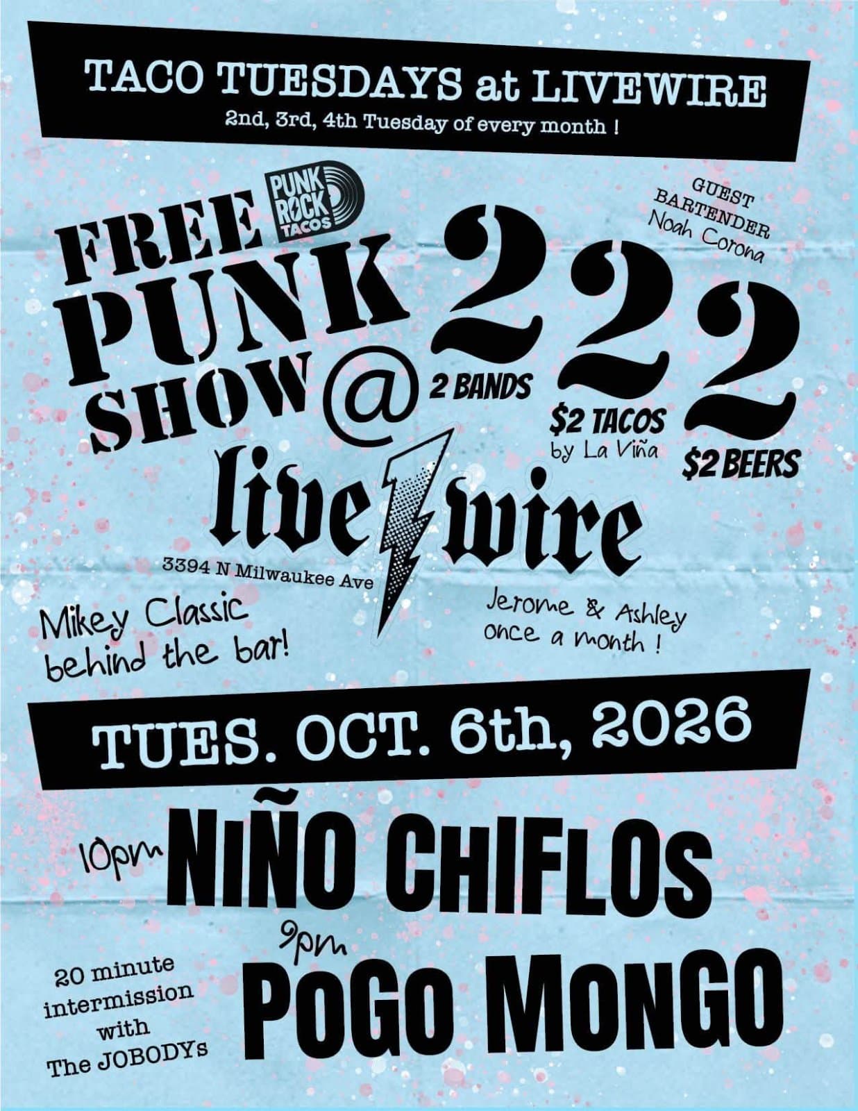 Flyer submitted via chicagopunkscene.com.